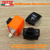 ชุดสวิทซ์ไฟหน้า 3สเตป+ไฟเลี้ยว เวฟ110i 09-18 Click125i PCX150 | TUTTO