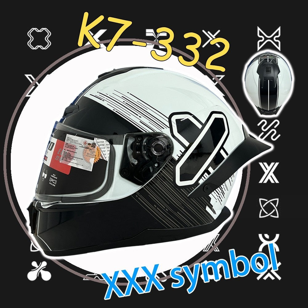 TUTTO K7 ส่งของแถมชิวหน้าฟรี หมวกกันน็อค แบบเต็มใบ กันน้ํา แข็งแรง TUTTO helmet