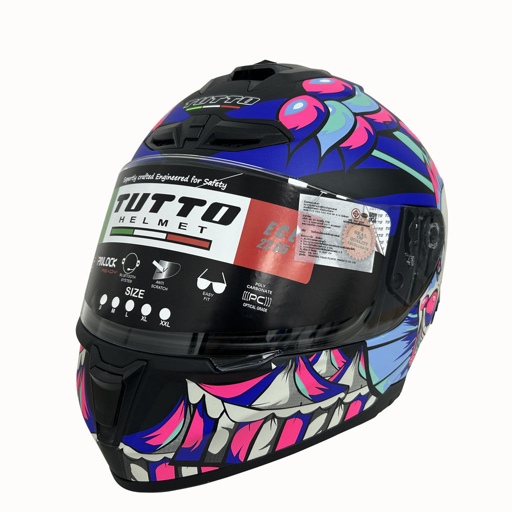 TUTTO K7 หมวกกันน็อก Motorcycle Helmet กันลม กันน้ำ กันแสงสะท้อน หมวกกันน็อคเต็มใบ หมวกกันน็อคมอเตอร์ไซค์