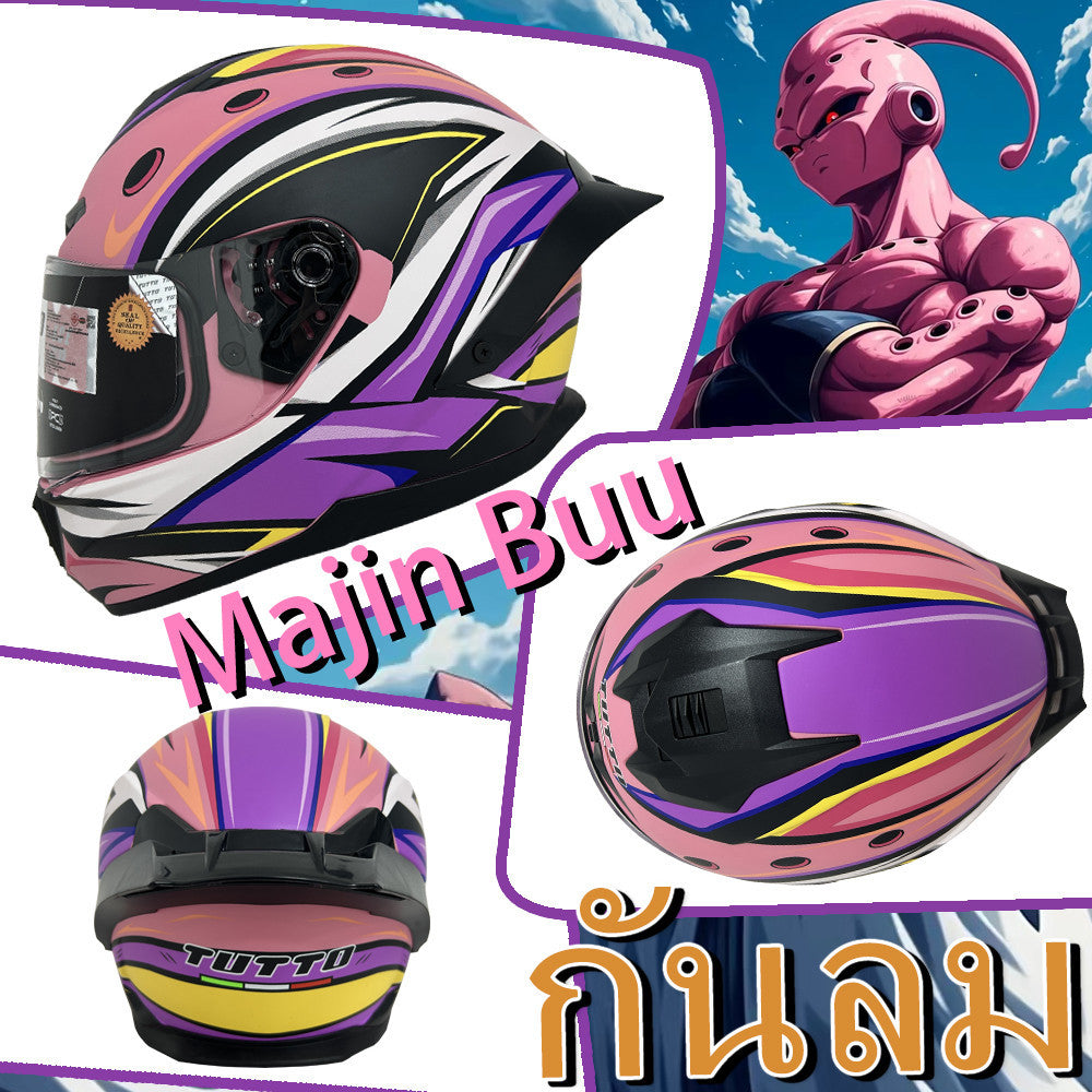 TUTTO K7 TISI หมวกกันน็อค รถจักรยานยนต์ Helmet แฟชั่น ใส่สบาย ปลอดภัย การระบายอากาศที่มีประสิทธิภาพ