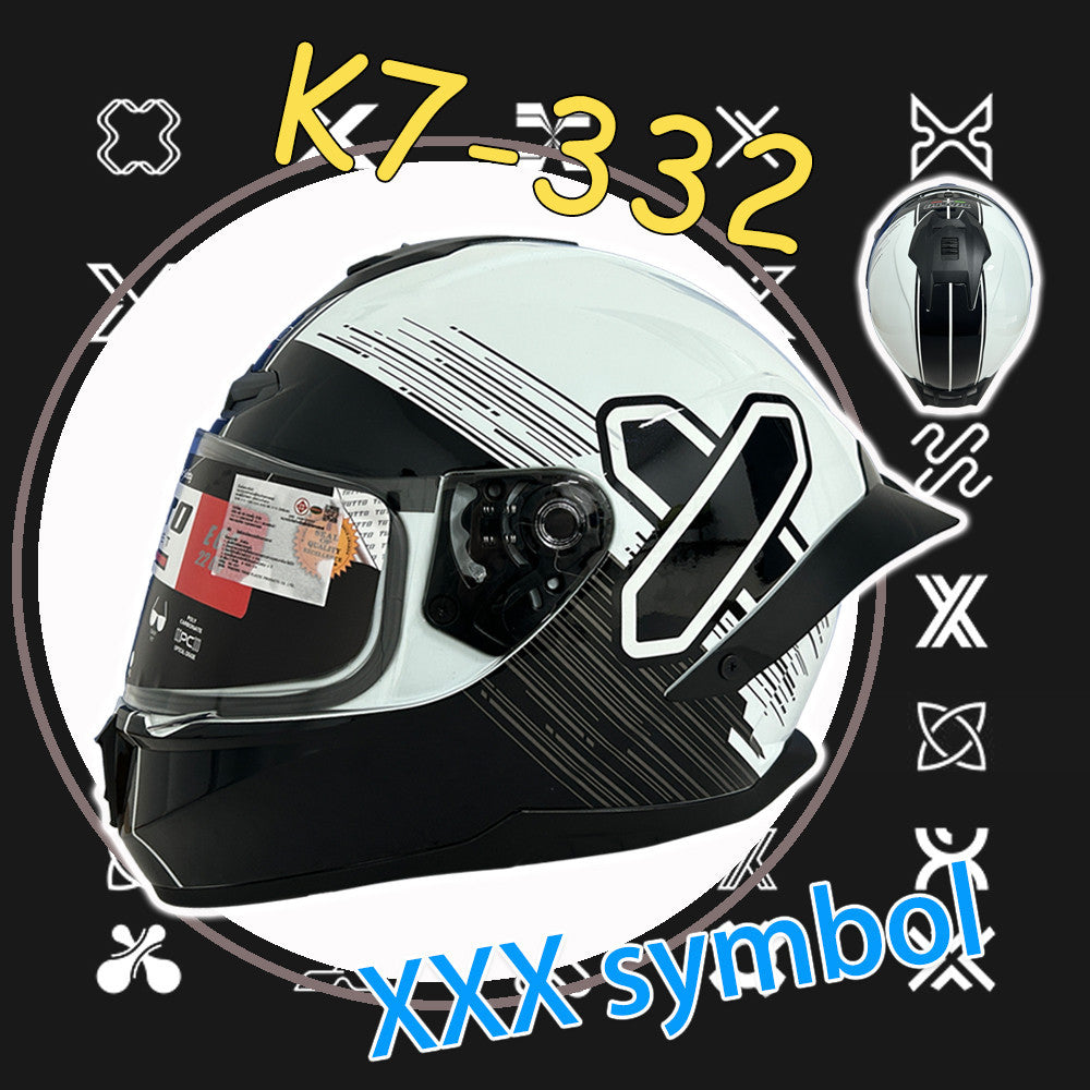 TUTTO K7 แถมฟรี3เด้ง มูลค่า700฿ หมวกกันน็อค หมวกกันน็อคเต็มใบ รถจักรยานยนต์ Helmet กันลม กันน้ำ ทนต่อการใช้งาน แข็งแร