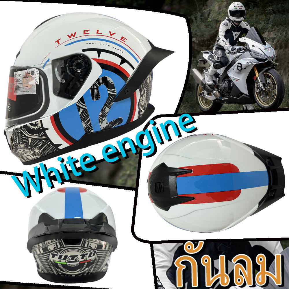 TUTTO K7 แถมฟรี3เด้ง มูลค่า700฿ หมวกกันน็อค หมวกันน๊อค ใช้ได้ทุกเพศ หมวกกันน็อคชาย กันหมอก มองเห็นได้ชัด หมวกกันน็อก
