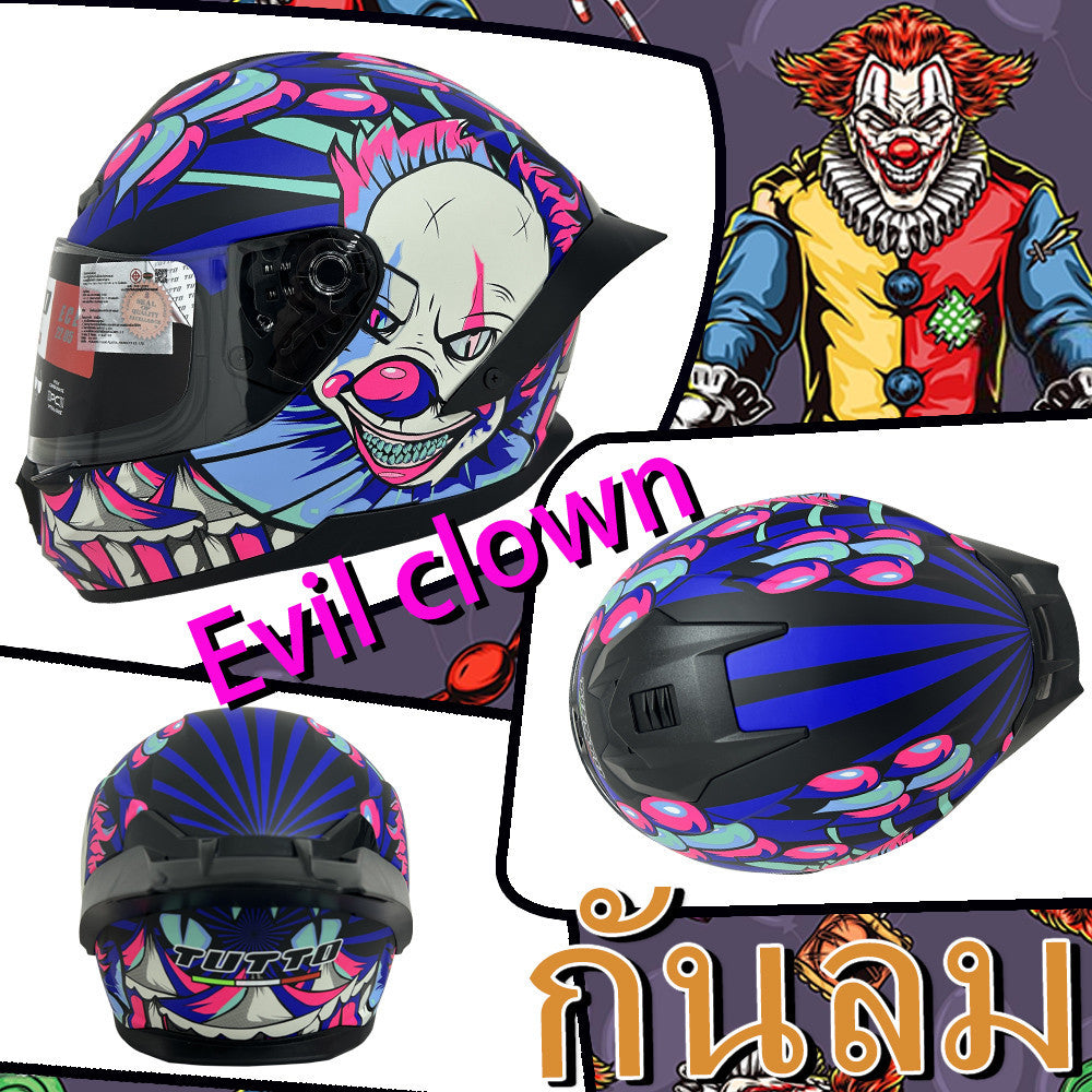 TUTTO K7 หมวกกันน็อก Motorcycle Helmet กันลม กันน้ำ กันแสงสะท้อน หมวกกันน็อคเต็มใบ หมวกกันน็อคมอเตอร์ไซค์