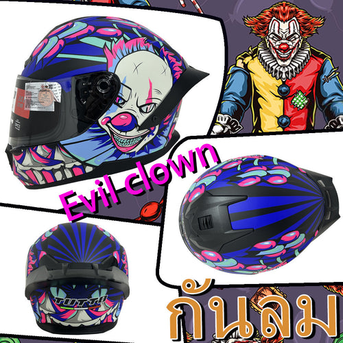 TUTTO K7 หมวกกันน็อก Motorcycle Helmet กันลม กันน้ำ กันแสงสะท้อน หมวกกันน็อคเต็มใบ หมวกกันน็อคมอเตอร์ไซค์