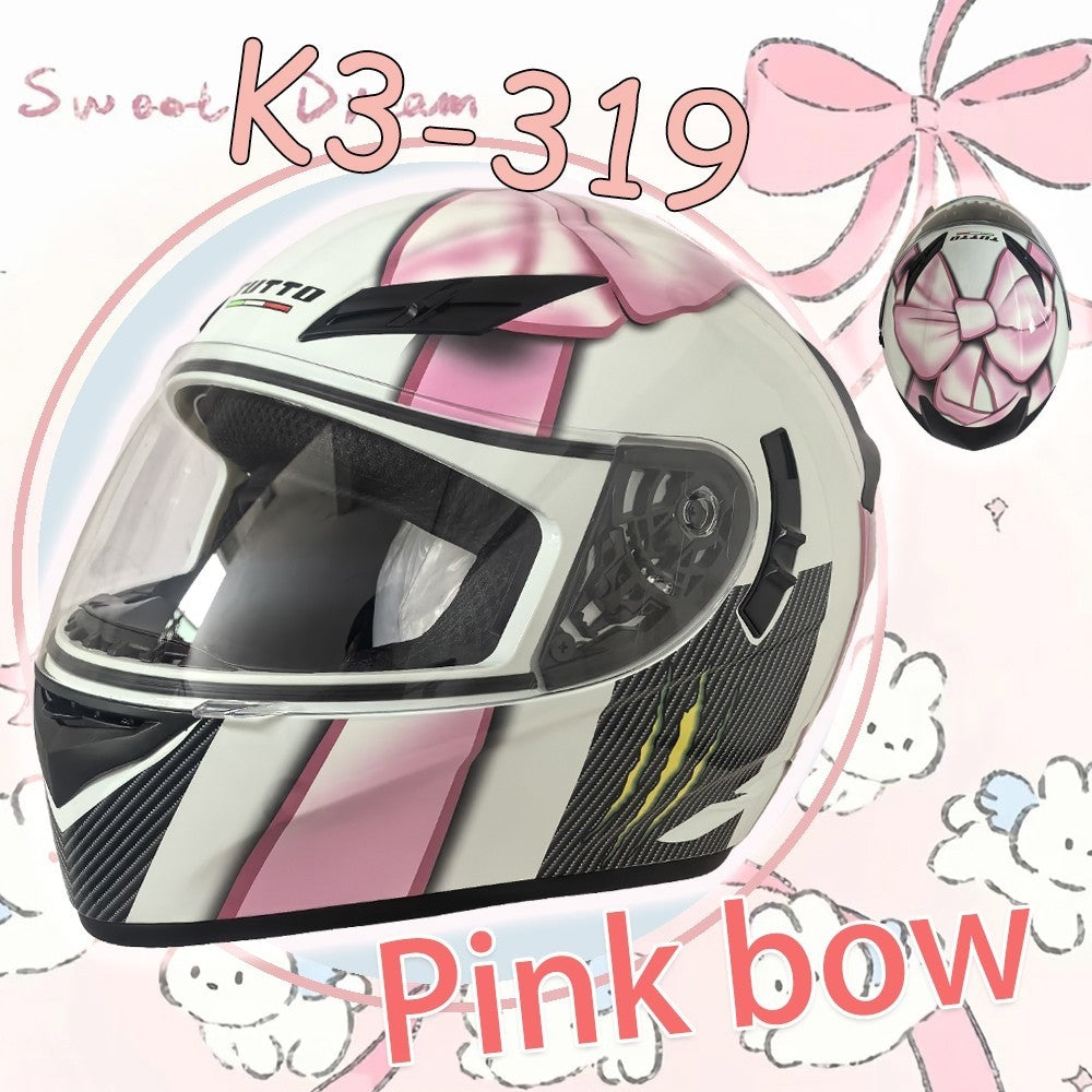TUTTO K3 ส่งของแถมชิวหน้าฟรี มูลค่า200฿ หมวกกันน็อคเต็มใบ  หมวกกันน๊อค รถจักรยานยนต์ แว่น2ชั้น ชิวใส