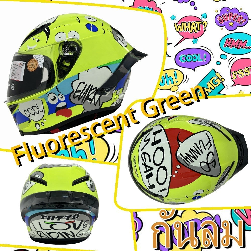 TUTTO K6 และ CCC คู่ได้รับการรับรองหัวรถจักรเต็มหน้าหมวกกันน็อกสำหรับผู้ชายและผู้หญิงสี่ฤดูหมวก