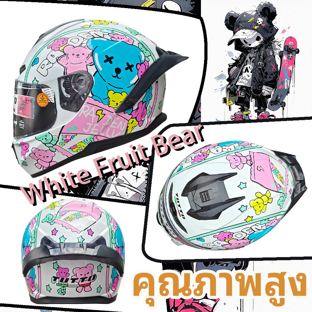 TUTTO K7 ส่งของแถมชิวหน้าฟรี หมวกกันน๊อค สีพิเศษมีขายที่นี่เท่านั้น แถมฟรีชิลด์ดำเพิ่ม หมวกกันน็อค