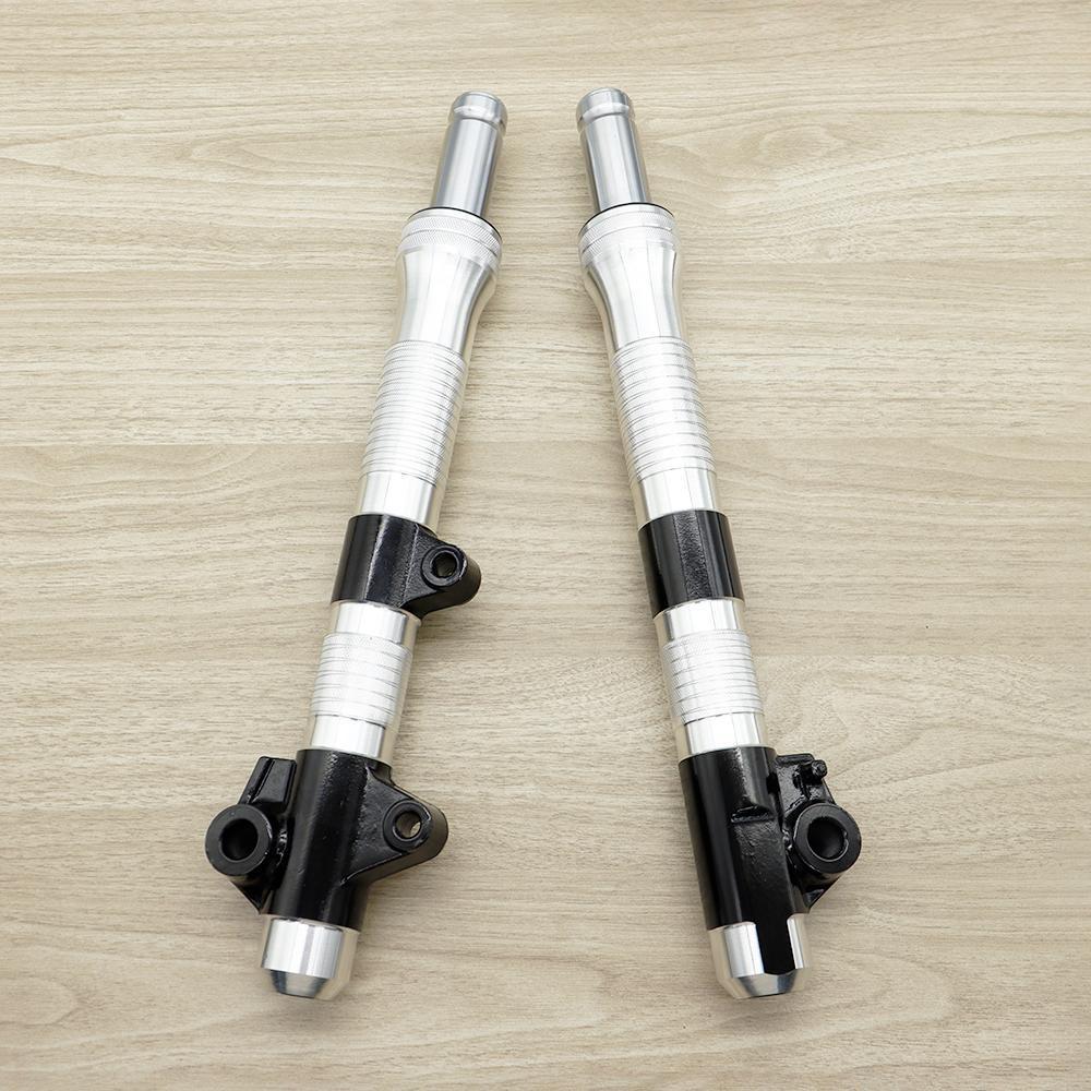 โช๊คโหลดเตี้ย 1คู่ เวฟ125 r/s/i บังลม โช๊คหน้า wave100 โหลด3.5นิ้ว กลึงCNC กลึงสวย เงาๆสวยๆ ไม่เป็นสนิม อัดน้ำมัน