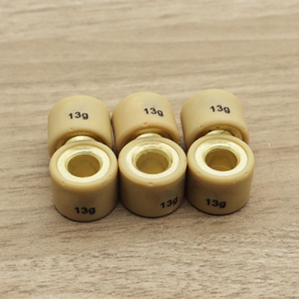 เม็ดตุ้มถ่วงน้ำหนัก แต่ง สำหรับ MIO FINO NOUVO NOUVO-MX เบอร์ 6g - 13g น้ำหนักมาตราฐานรถแข่ง เลือกเบอร์ด้านใน เม็ดเล็ก
