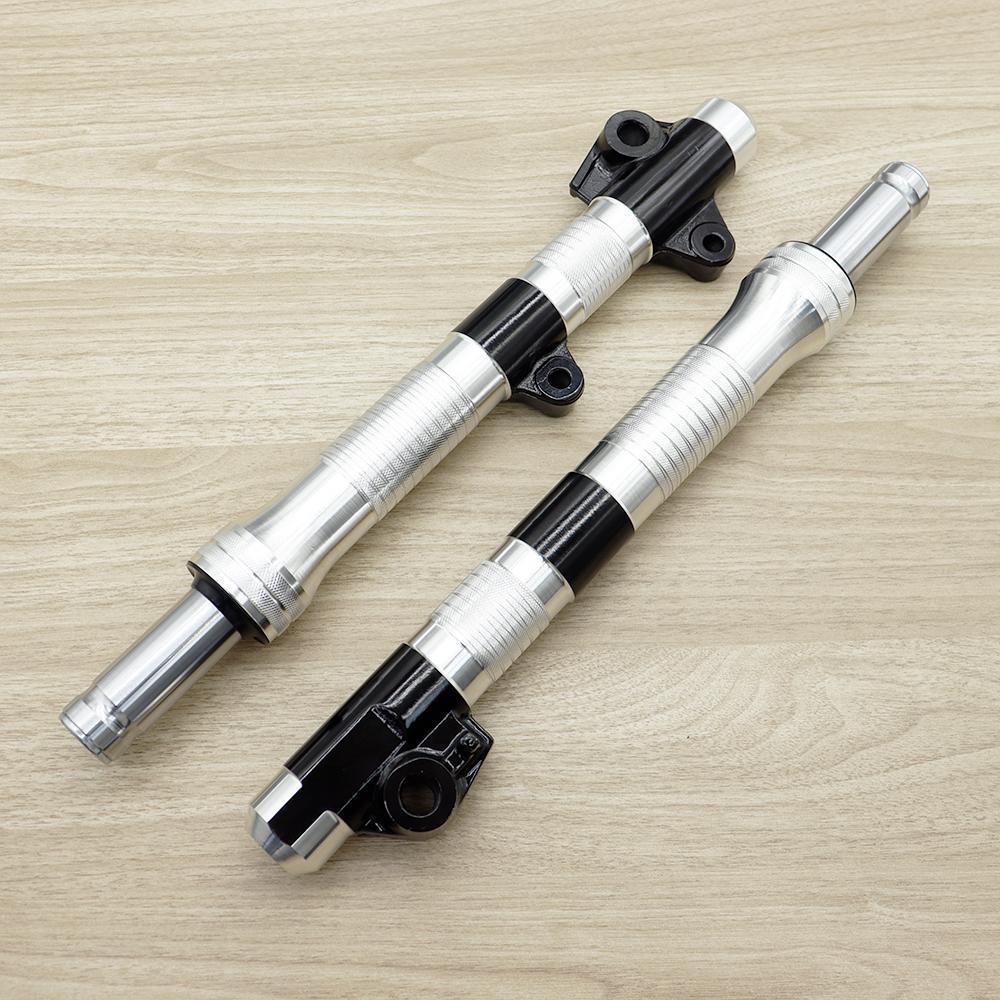 โช๊คโหลดเตี้ย 1คู่ เวฟ125 r/s/i บังลม โช๊คหน้า wave100 โหลด3.5นิ้ว กลึงCNC กลึงสวย เงาๆสวยๆ ไม่เป็นสนิม อัดน้ำมัน