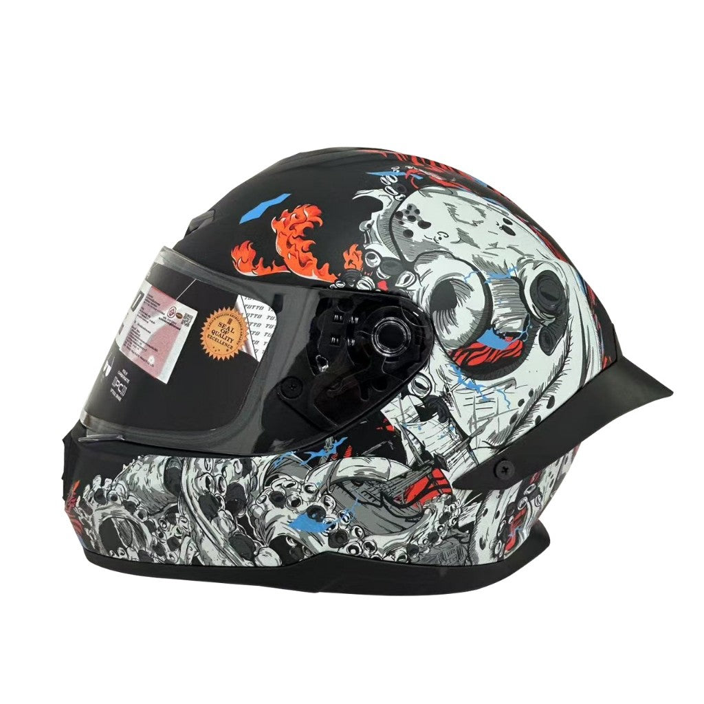 TUTTO K7 ขายดีที่สุด  รถจักรยานยนต์ หมวกกันน็อค หมวกกันน็อกเต็มใบ หมวกนิรภัย helmet