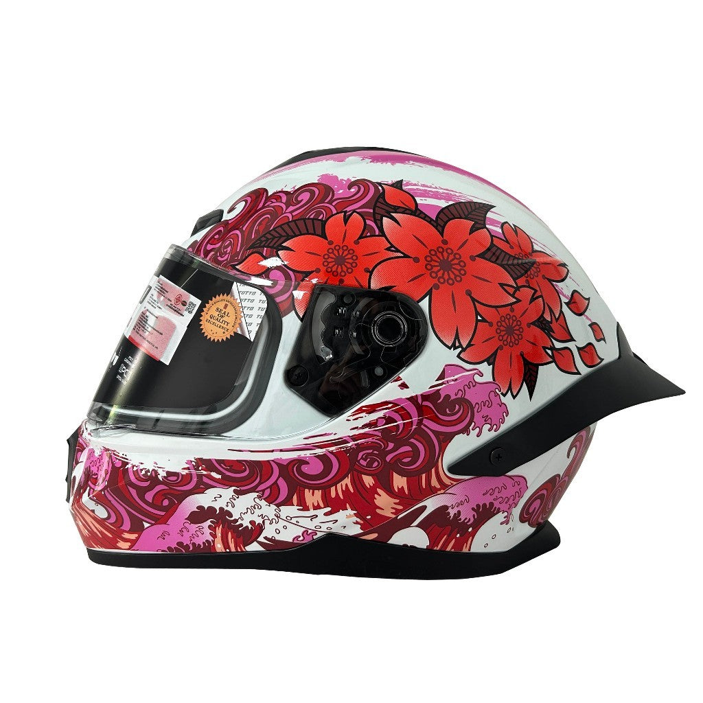 TUTTO K7 ขายดีที่สุด  รถจักรยานยนต์ หมวกกันน็อค หมวกกันน็อกเต็มใบ หมวกนิรภัย helmet