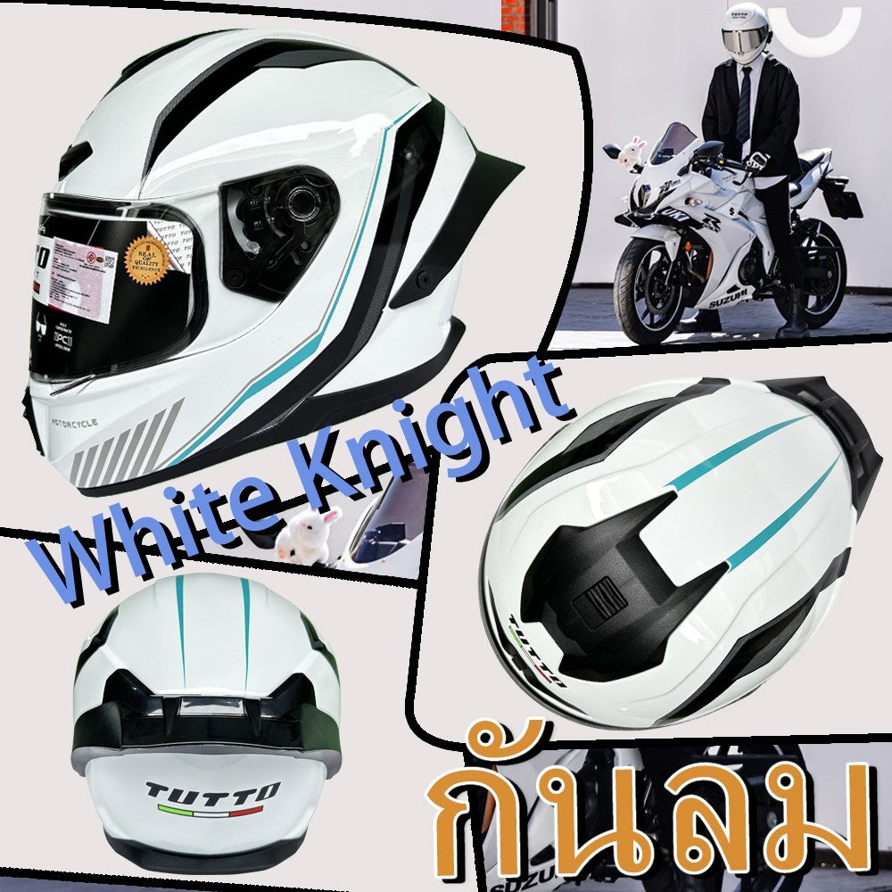 TUTTO K7 ขายดีที่สุด  รถจักรยานยนต์ หมวกกันน็อค หมวกกันน็อกเต็มใบ หมวกนิรภัย helmet