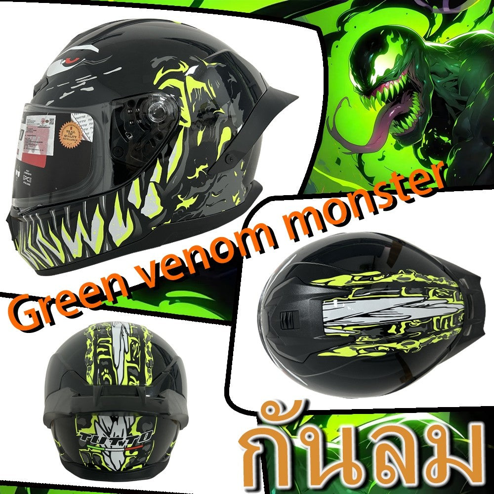 TUTTO K7 ขายดีที่สุด  รถจักรยานยนต์ หมวกกันน็อค หมวกกันน็อกเต็มใบ หมวกนิรภัย helmet